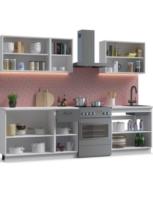 Кухня пряма Мекка-2 260х60